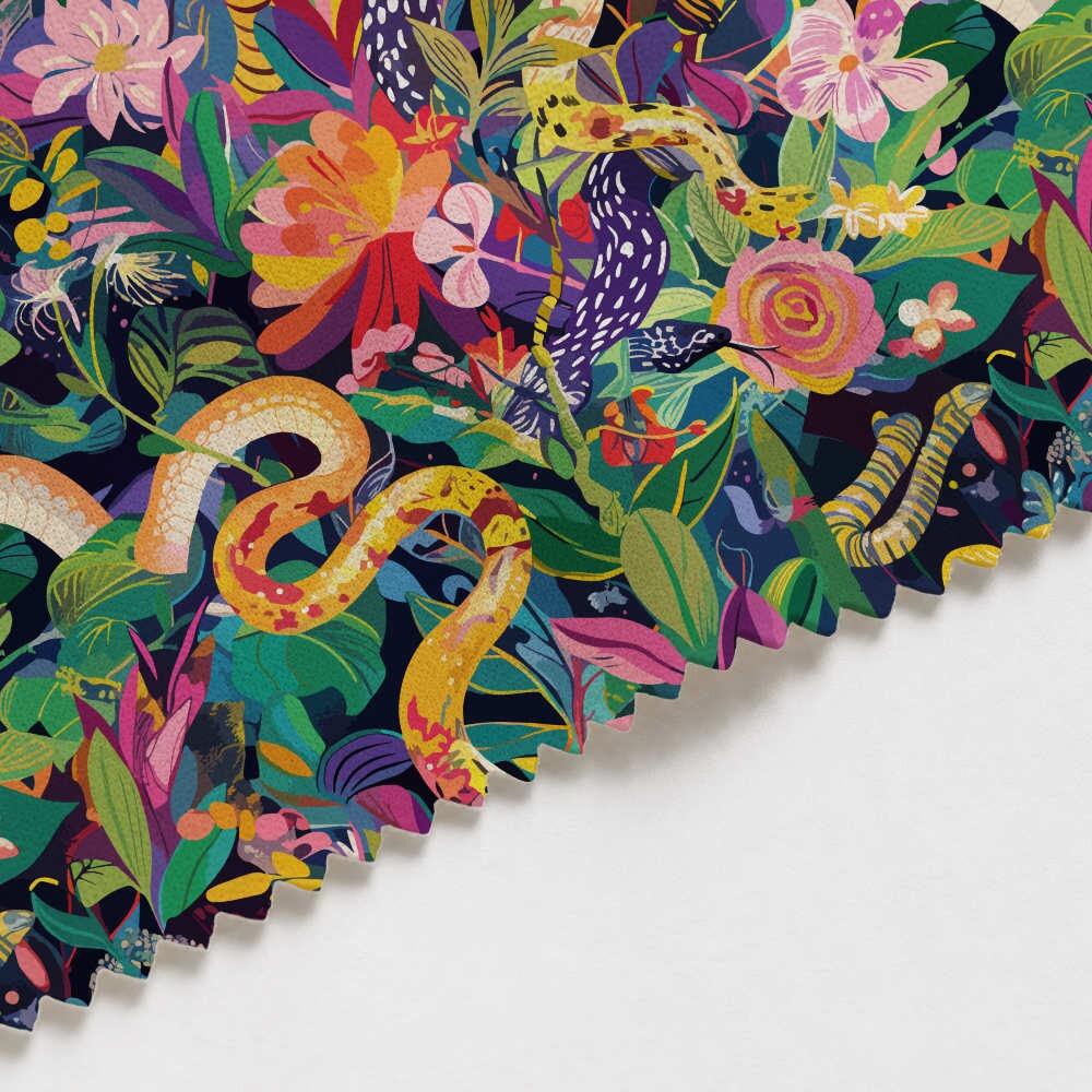 Venomous Vines Suede Waterproof FR Fabric