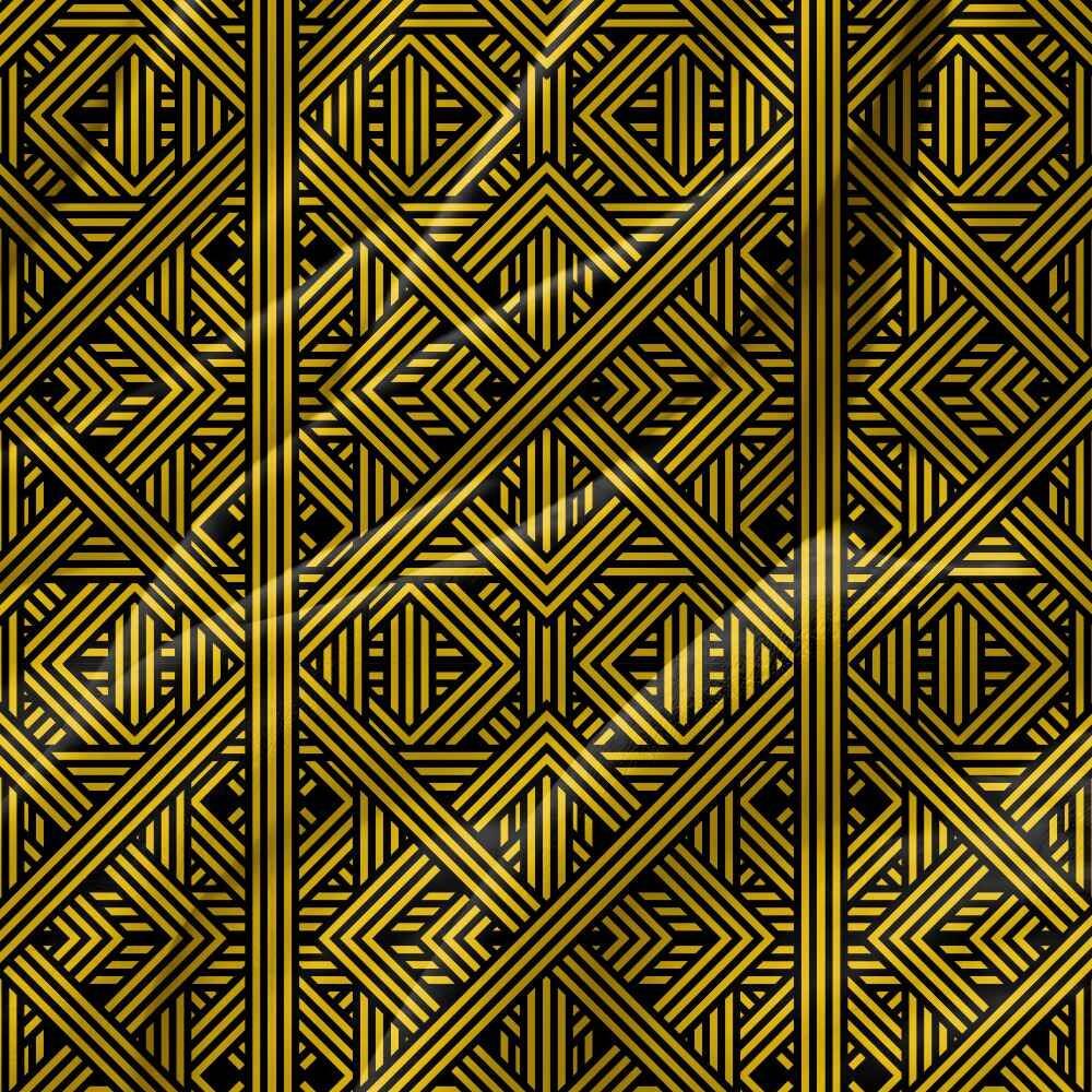 Yellow Weave Luxury Velvet Fabric
