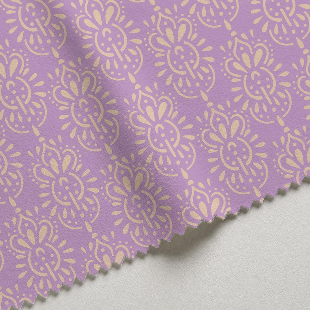 Purple Crown Jewels Velvet Fire Retardant Fabric