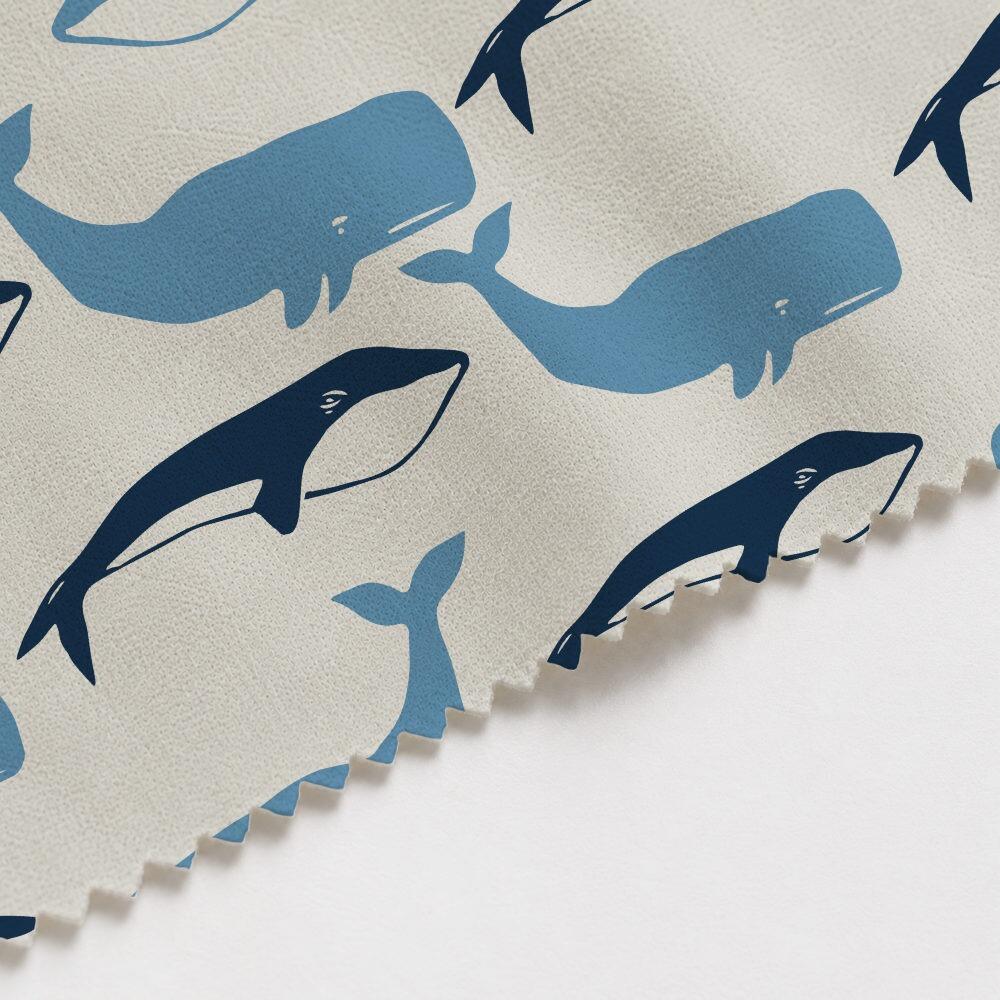 Blue Whale Suede Waterproof FR Fabric
