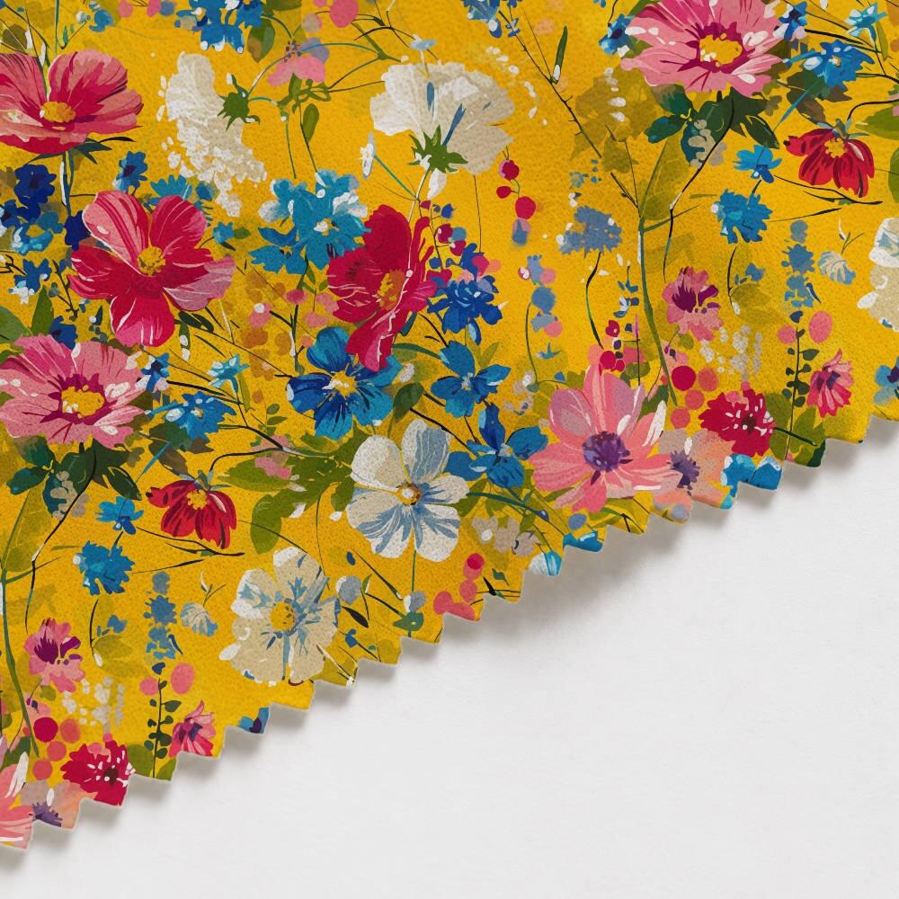Sunset Garden Suede Waterproof FR Fabric