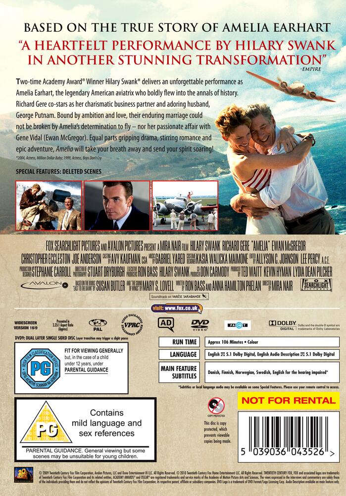 Amelia DVD