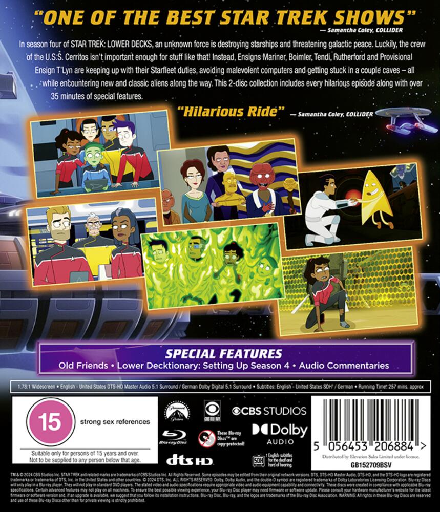Star Trek - Lower Decks Season 4 Blu-Ray