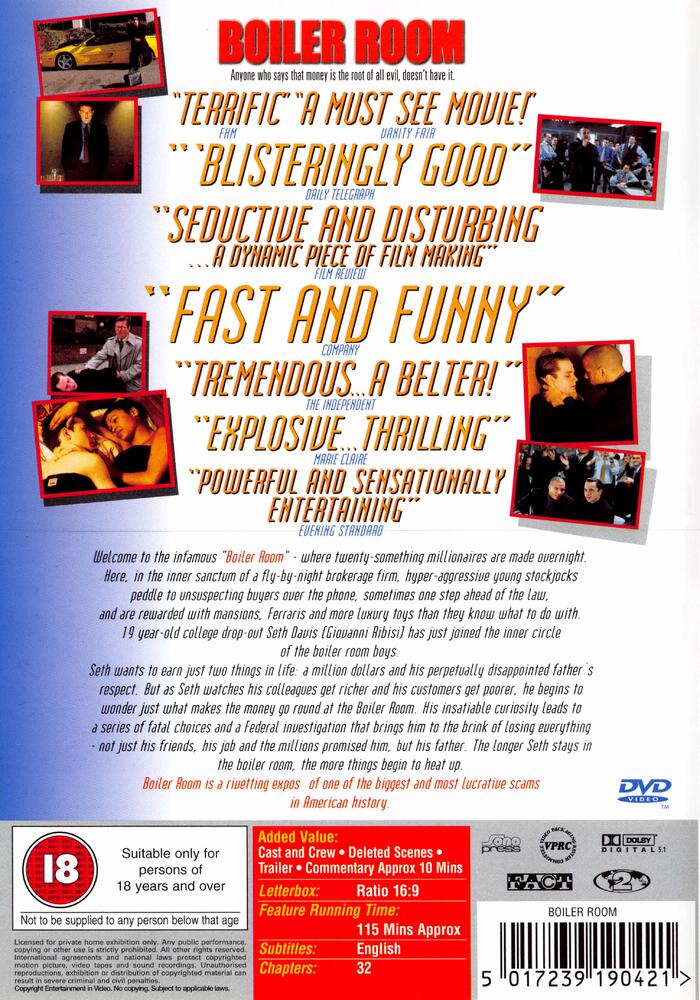 Boiler Room DVD