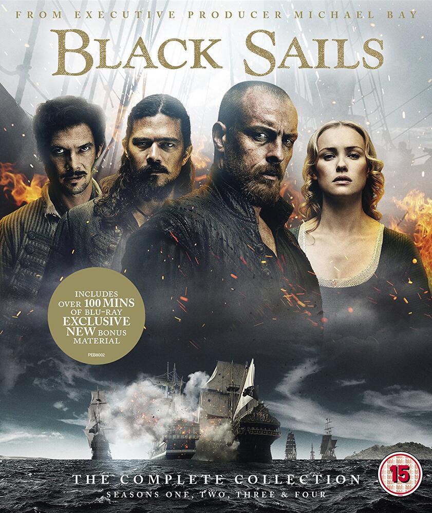 Black Sails Seasons 1 to 4 Blu-Ray
