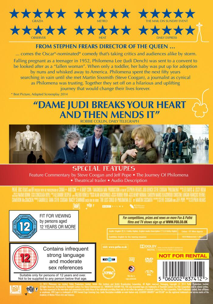 Philomena DVD