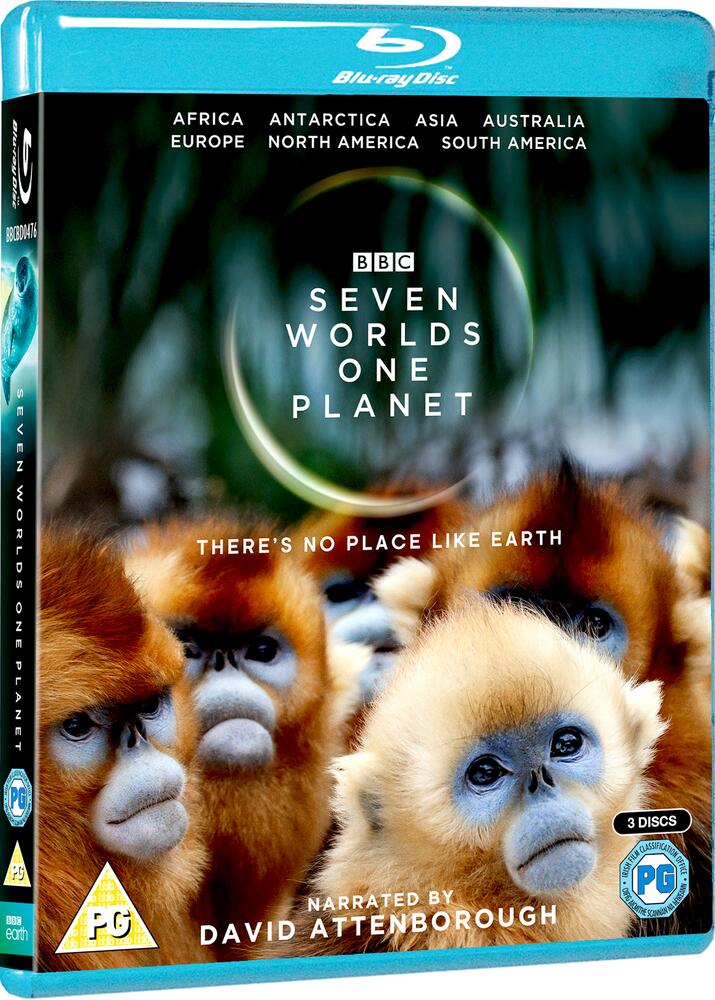 David Attenborough - Seven Worlds, One Planet Blu-Ray