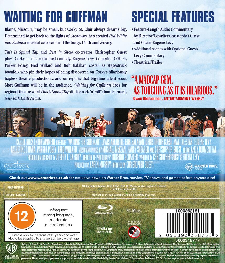 Waiting For Guffman (1996) Blu-Ray