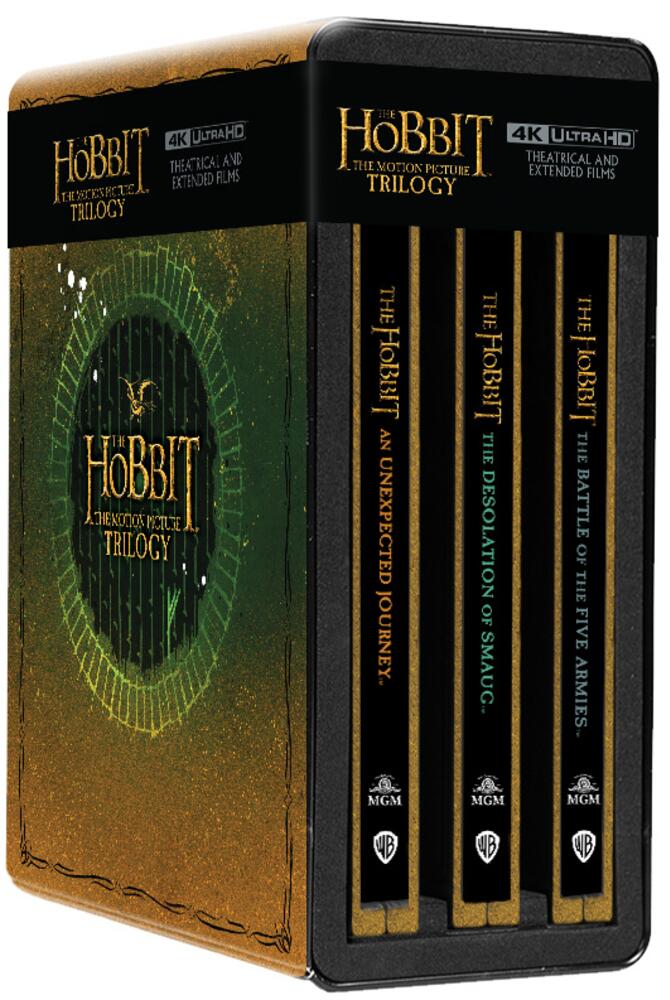 The Hobbit Trilogy Limited Edition Steelbook - Theatrical & Extended Collection 4K Ultra HD