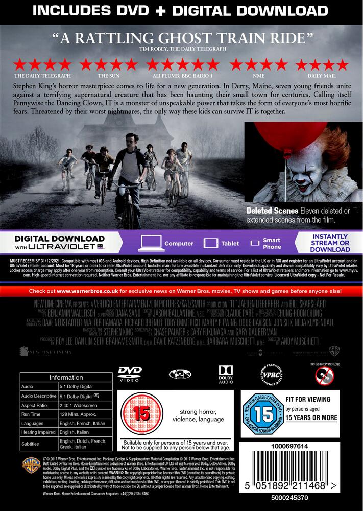 Stephen King - IT DVD