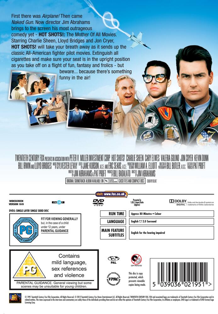 Hot Shots! DVD