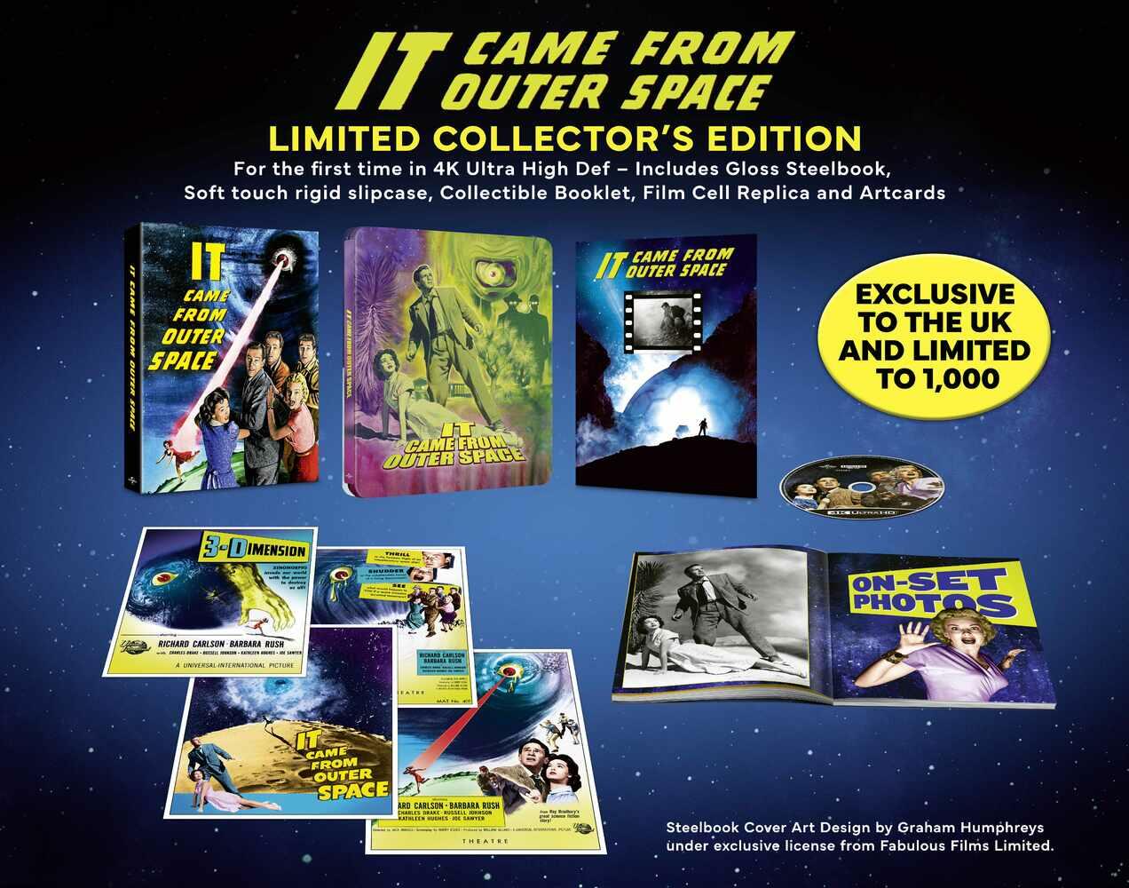 It Came From Outer Space Steelbook Ultimate Collectors Edition 4K Ultra HD