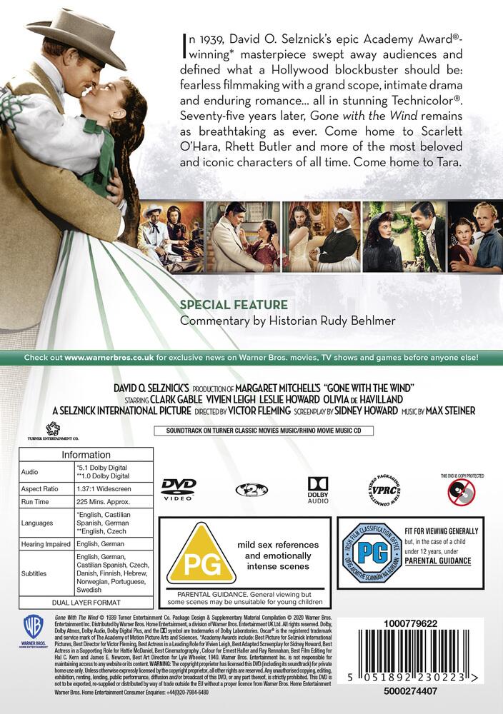Gone With The Wind DVD