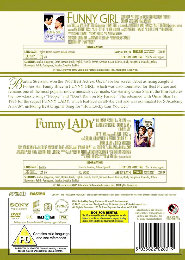 Funny Girl / Funny Lady DVD