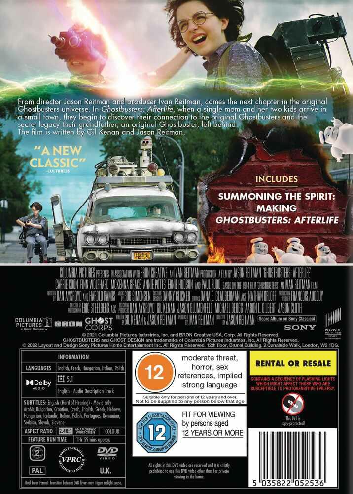 Ghostbusters - Afterlife DVD