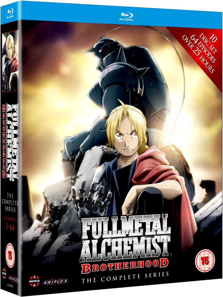 Fullmetal Alchemist - Brotherhood - The Complete Series Collection - Episodes 1-64 Blu-Ray