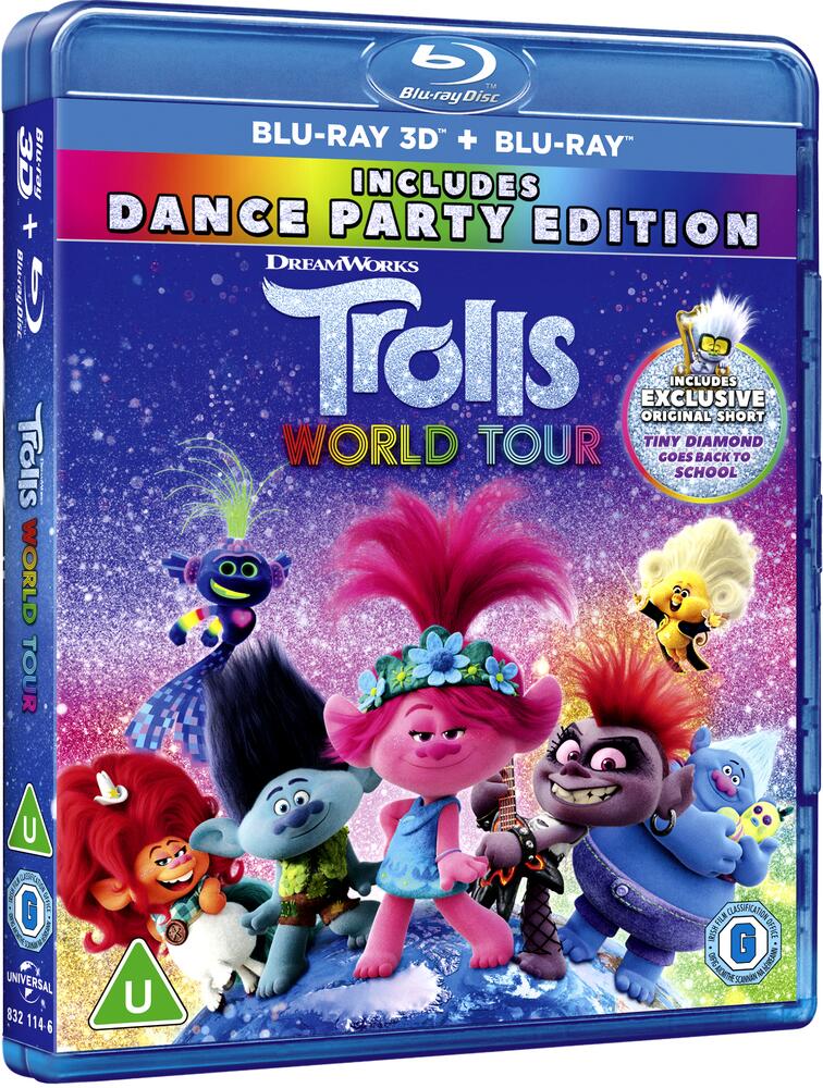 Trolls World Tour 2D + 3D Blu-Ray