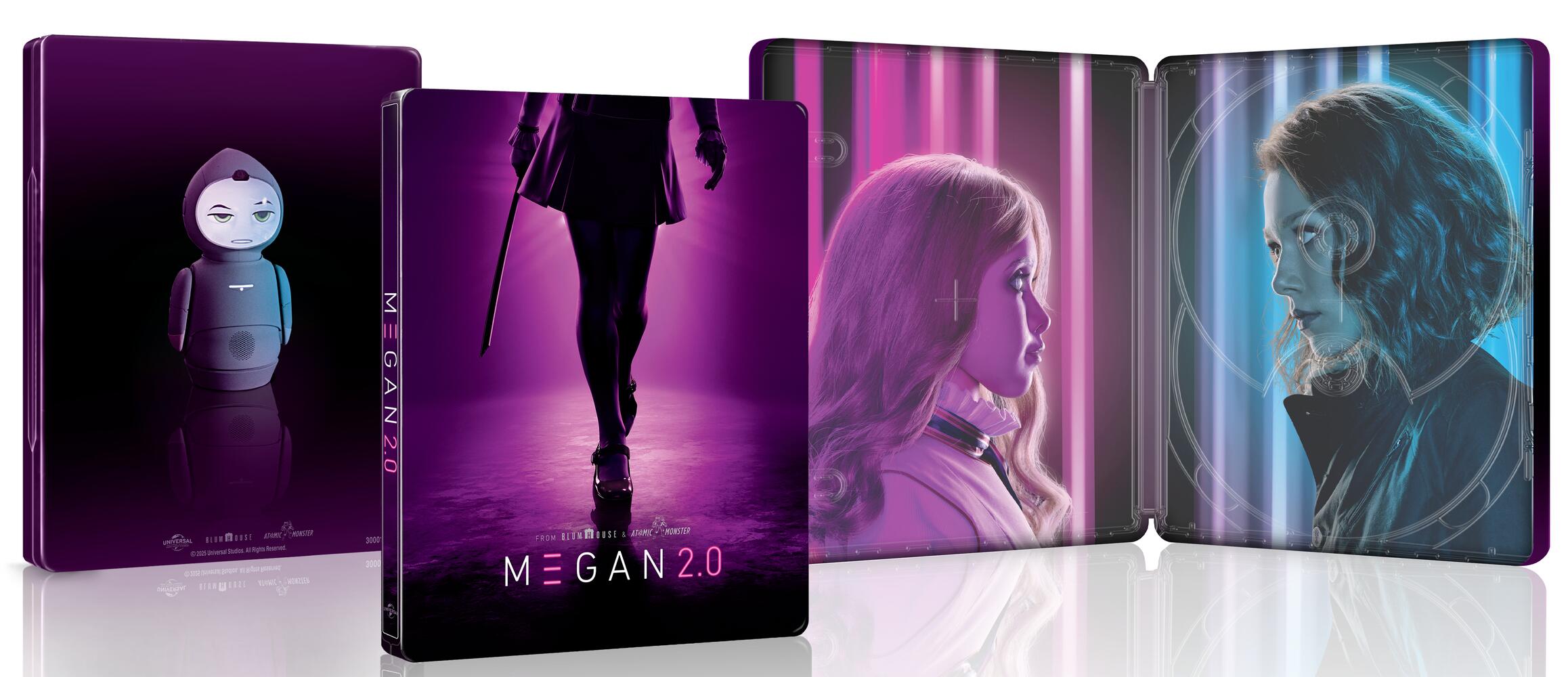 M3gan 2.0 (aka Megan) Limited Edition Steelbook 4K Ultra HD + Blu-Ray