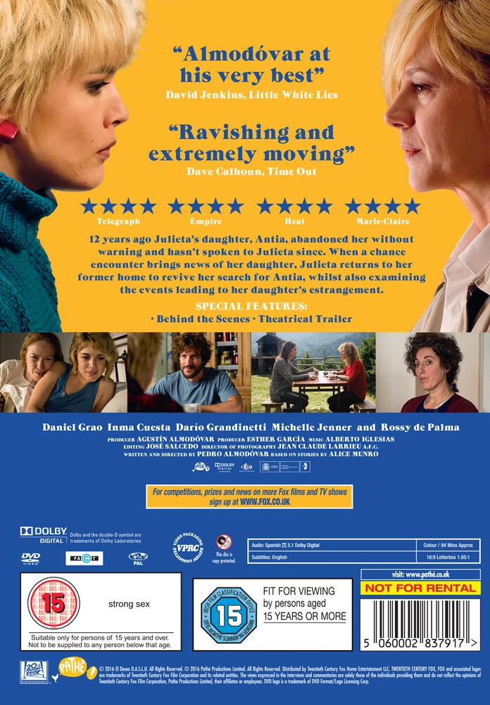 Julieta DVD