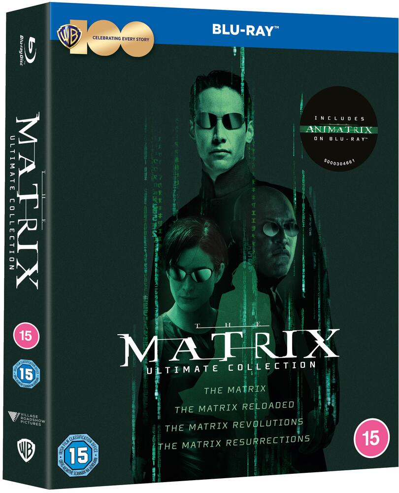 The Matrix Ultimate Collection (4 Films + Animatrix) Blu-Ray