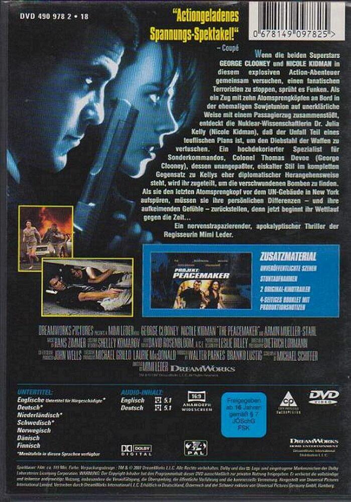 The Peacemaker DVD