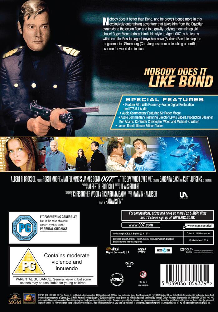 007 Bond - The Spy Who Loved Me DVD