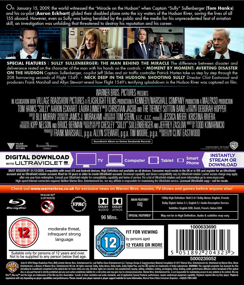 Sully Blu-Ray