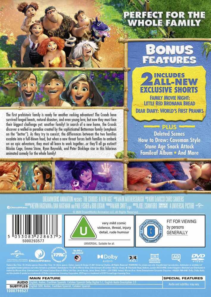 The Croods 2 - A New Age DVD