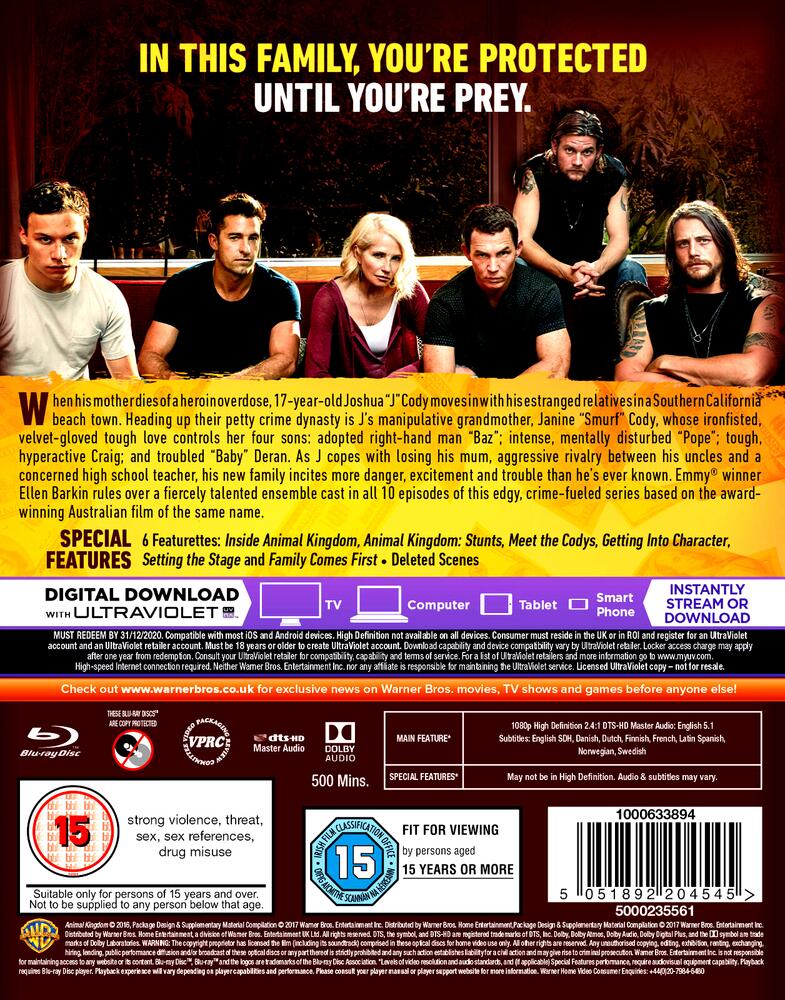 Animal Kingdom Season 1 Blu-Ray