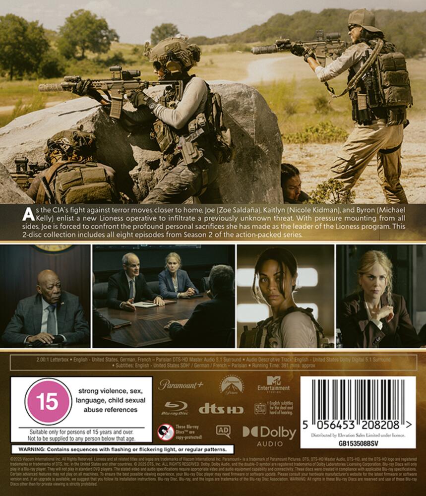 Special Ops - Lioness Season 2 Blu-Ray