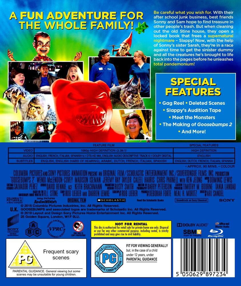 Goosebumps 2 - Haunted Halloween Blu-Ray