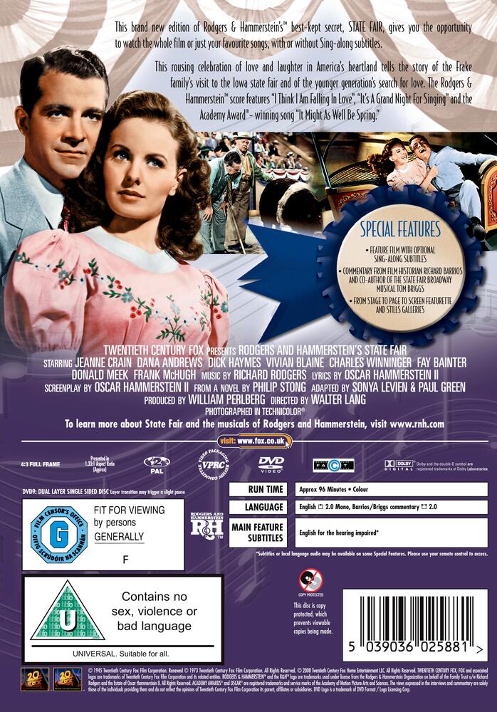 State Fair DVD