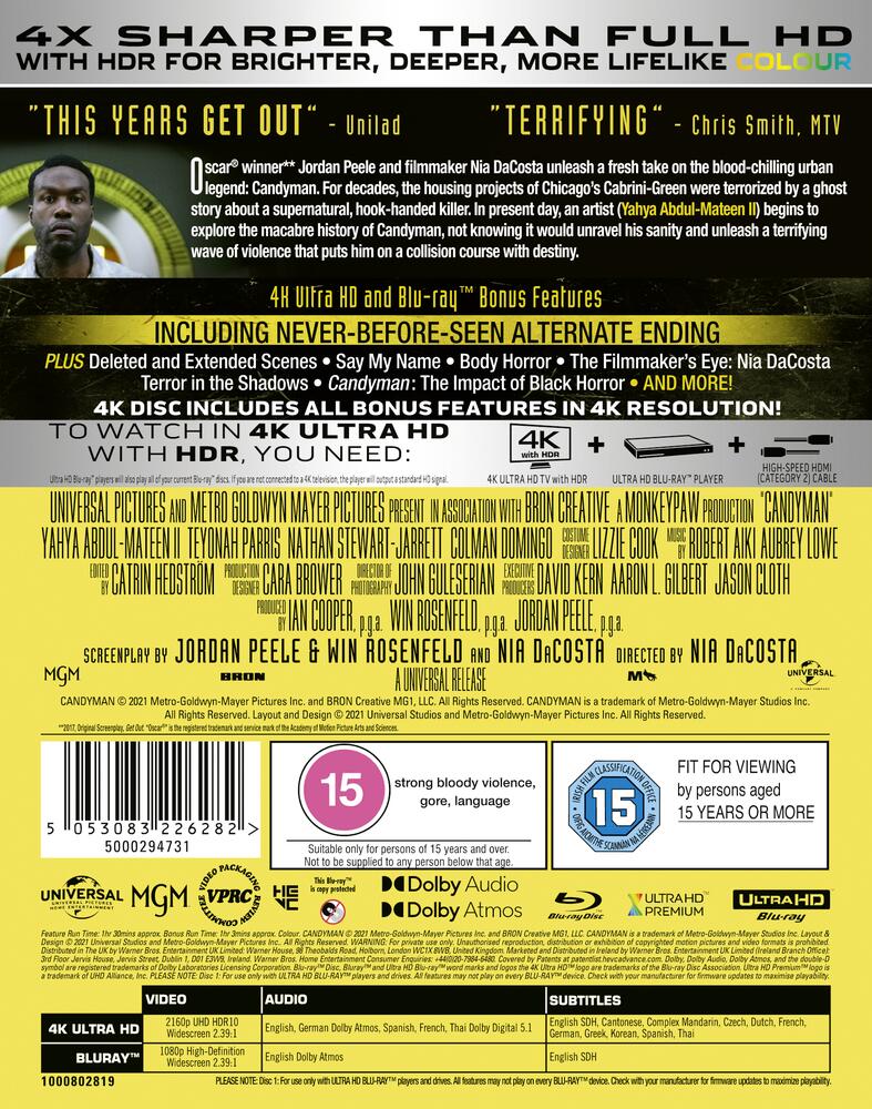 Candyman 4K Ultra HD + Blu-Ray