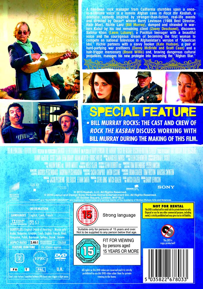 Rock The Kasbah DVD