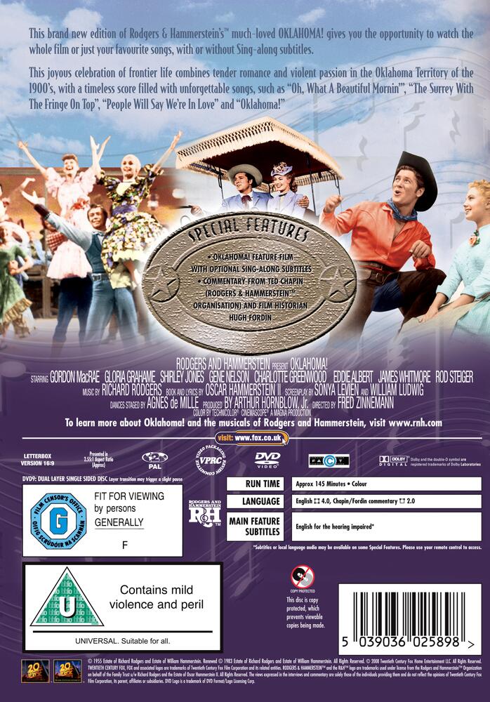 Oklahoma! - Song-A-Long DVD