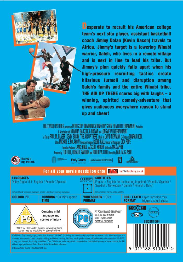 The Air Up There DVD