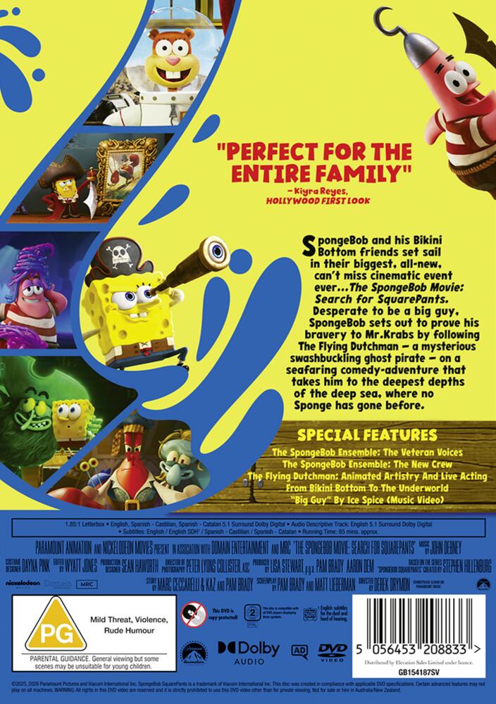 SpongeBob SquarePants - Search For SquarePants DVD