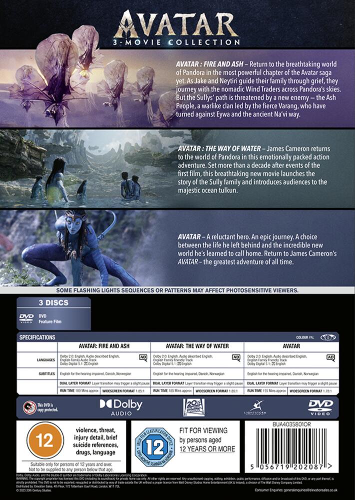 Avatar Trilogy DVD