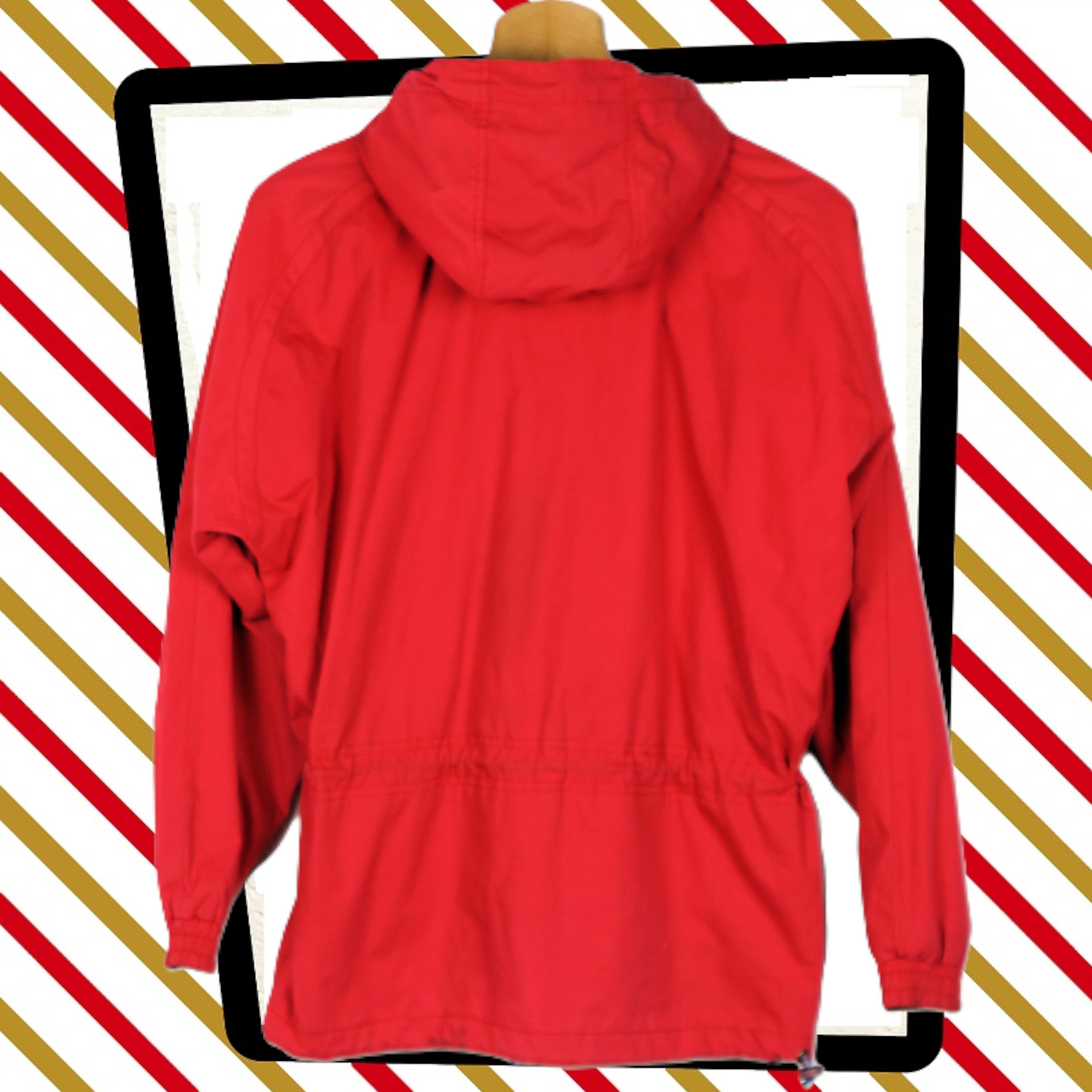 stylish vintage NORHEIM Pullover Smock Red Nordic Ski ANORAK
