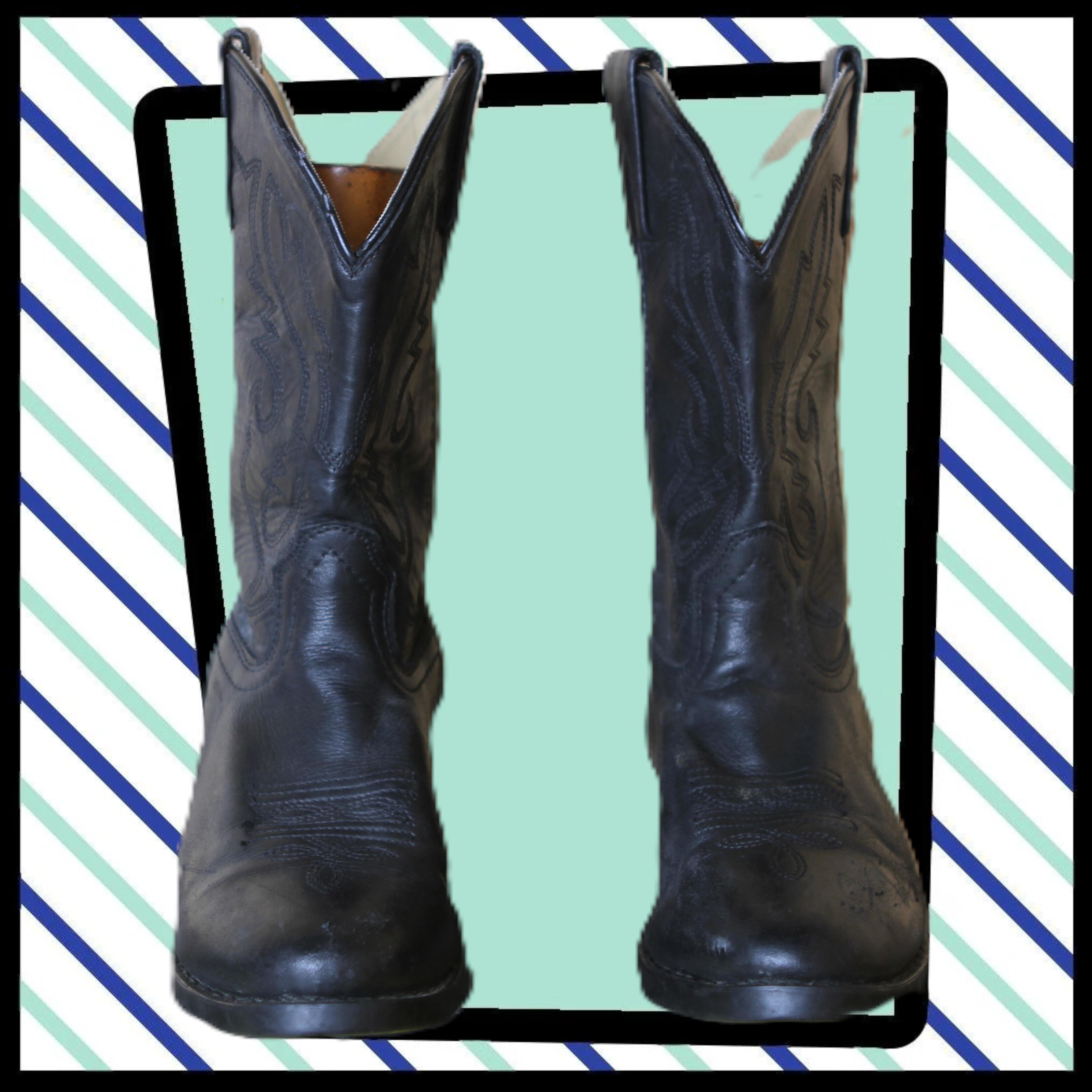 Great western/cowboy boot in black