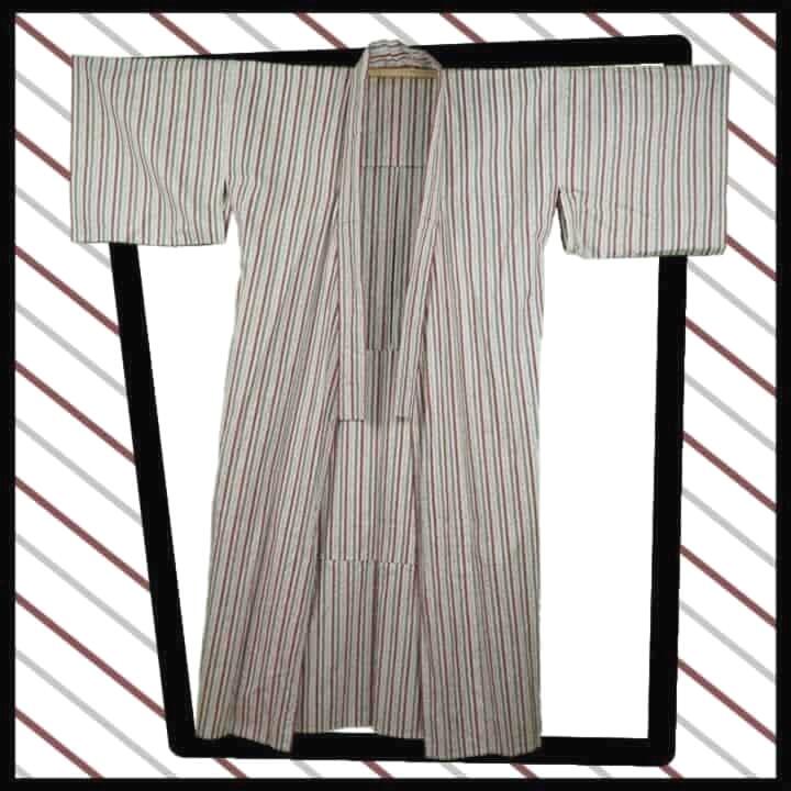 Amazing, vintage, hand stitched, full length kimono