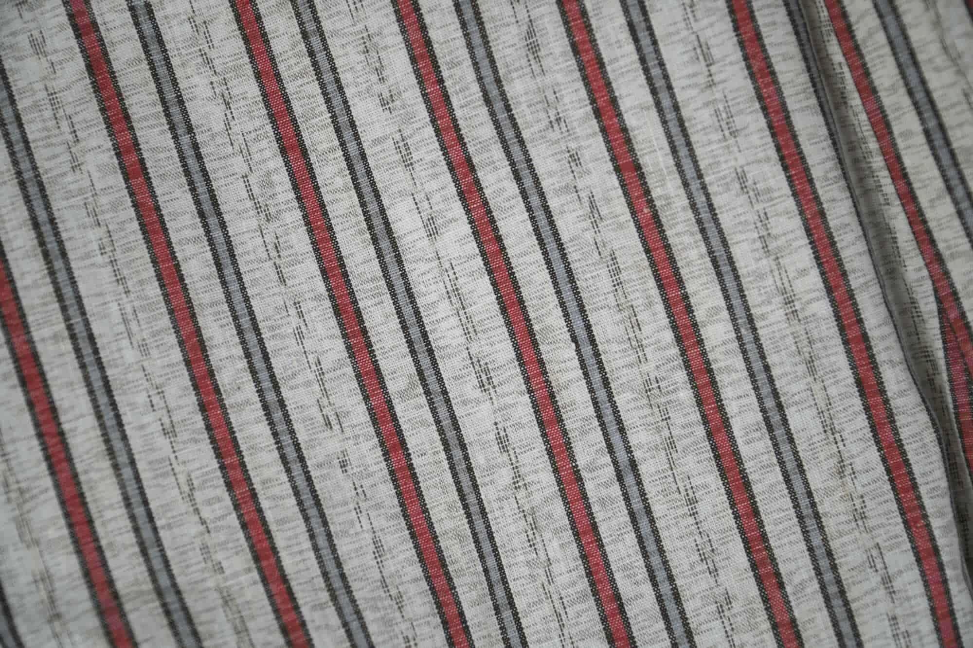 Amazing, vintage, hand stitched, full length kimono - pattern detail