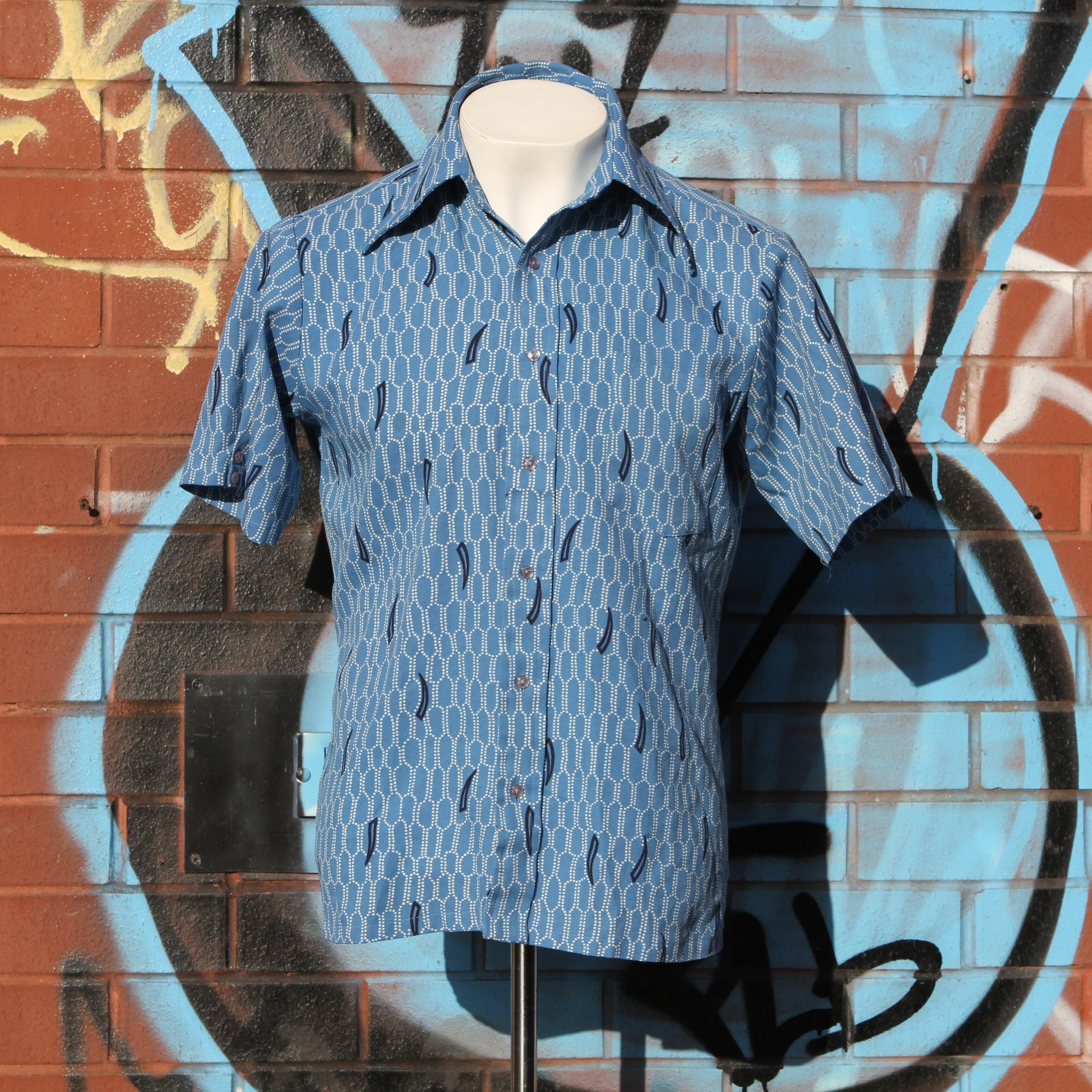 Super cool sears kings road short sleeved vintage shirt front view