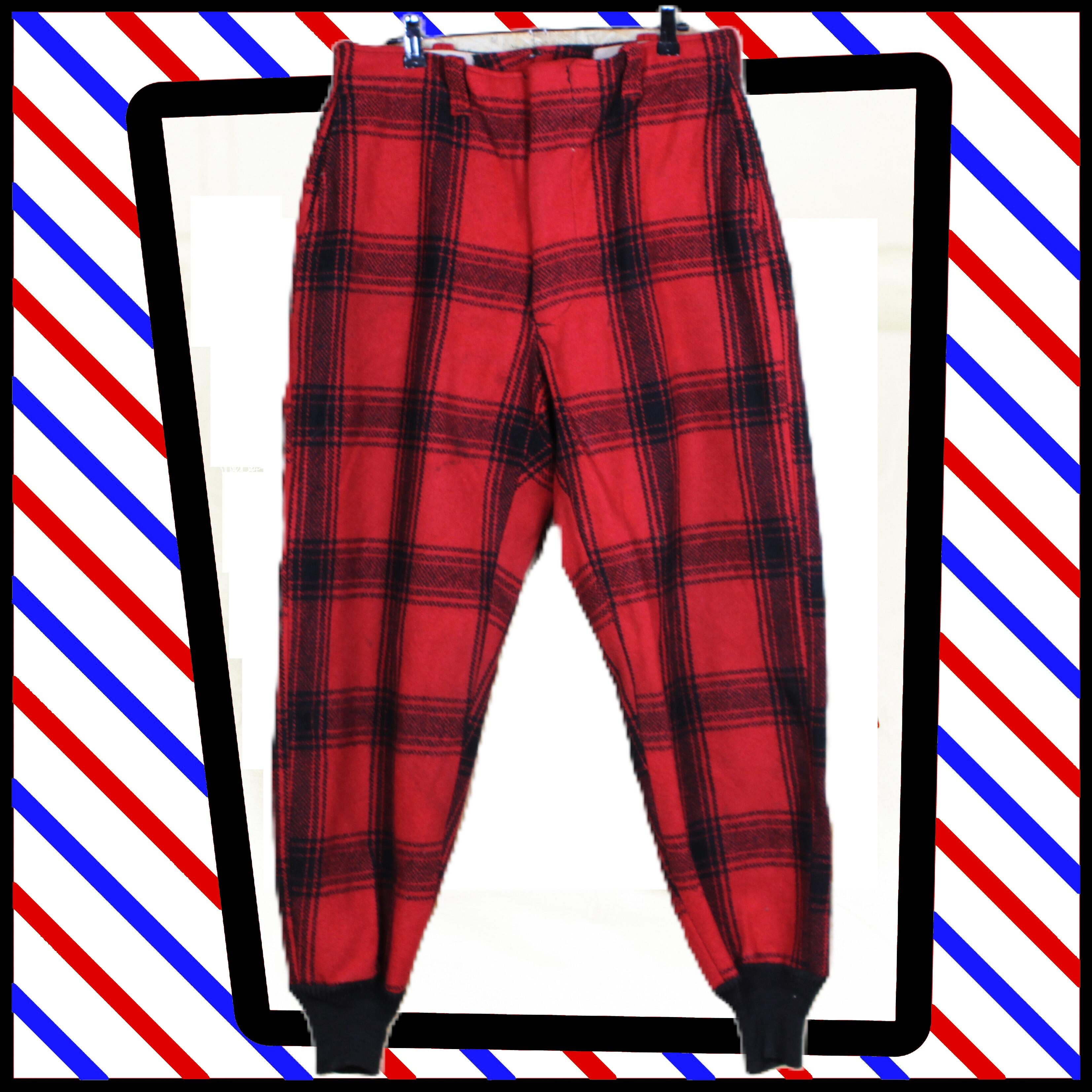 Vintage plaid trews