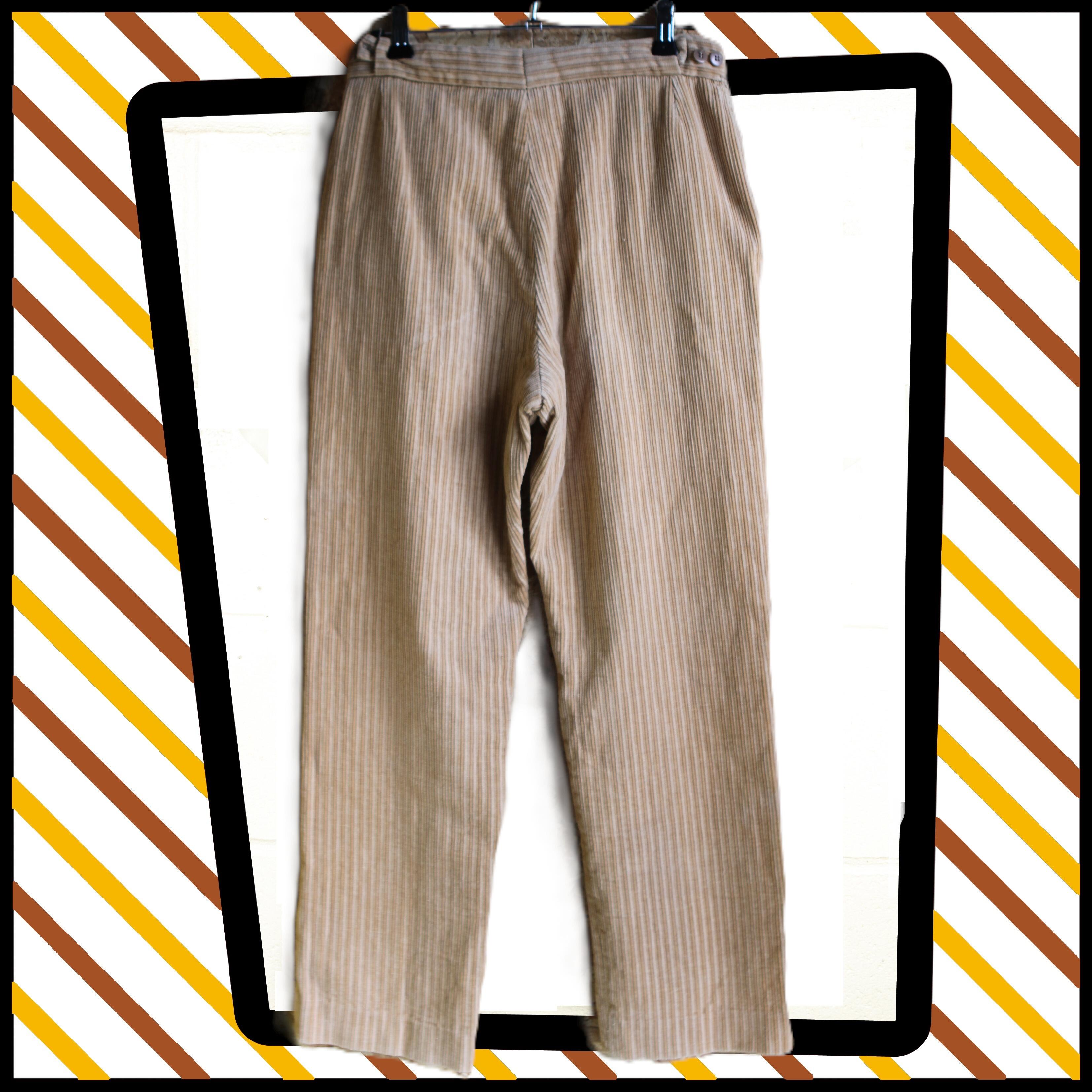 Fab pair of vintage cord trousers/slacks- rear view