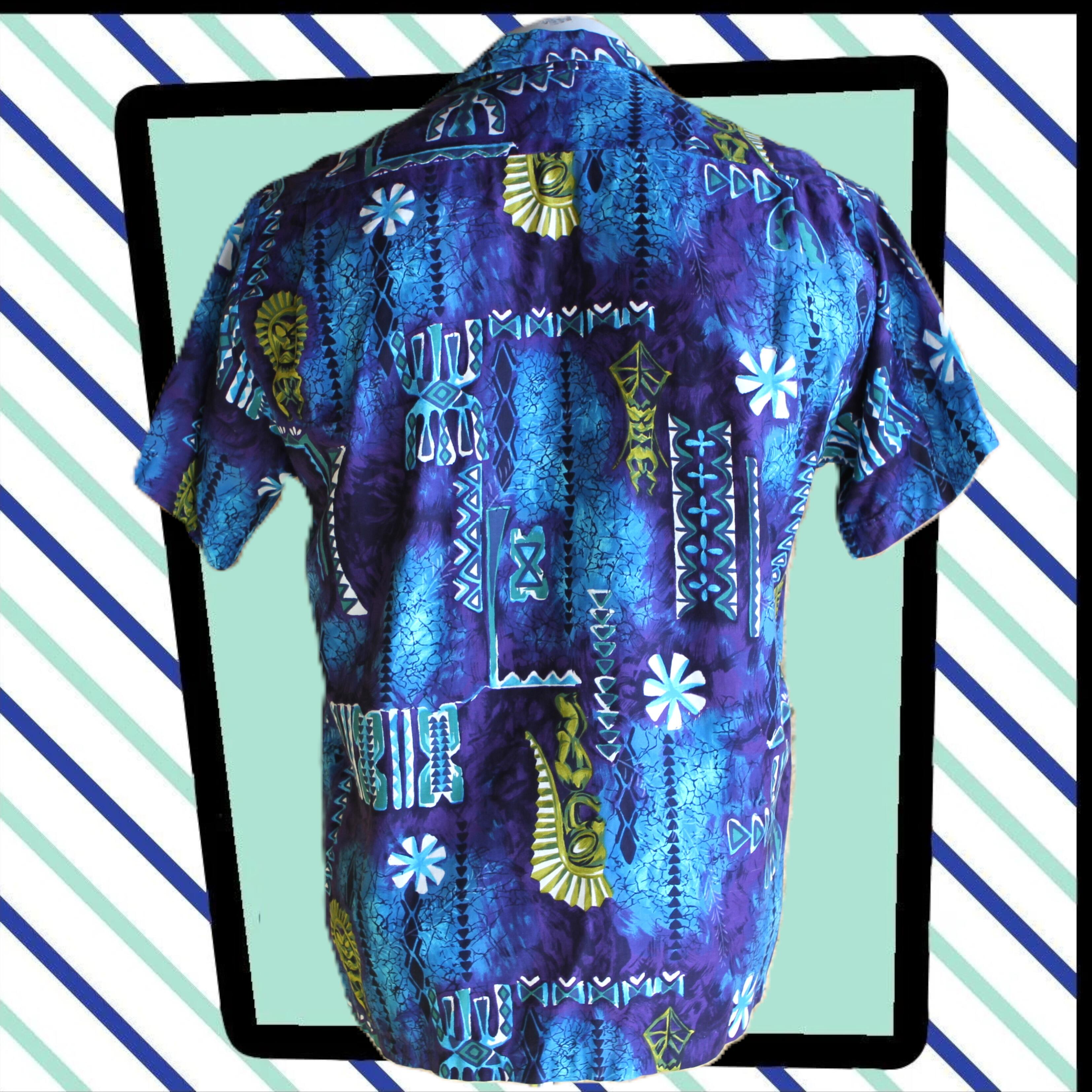 amazing original vintage 60s Mr. Kailua Hawaiian shirt - rear view