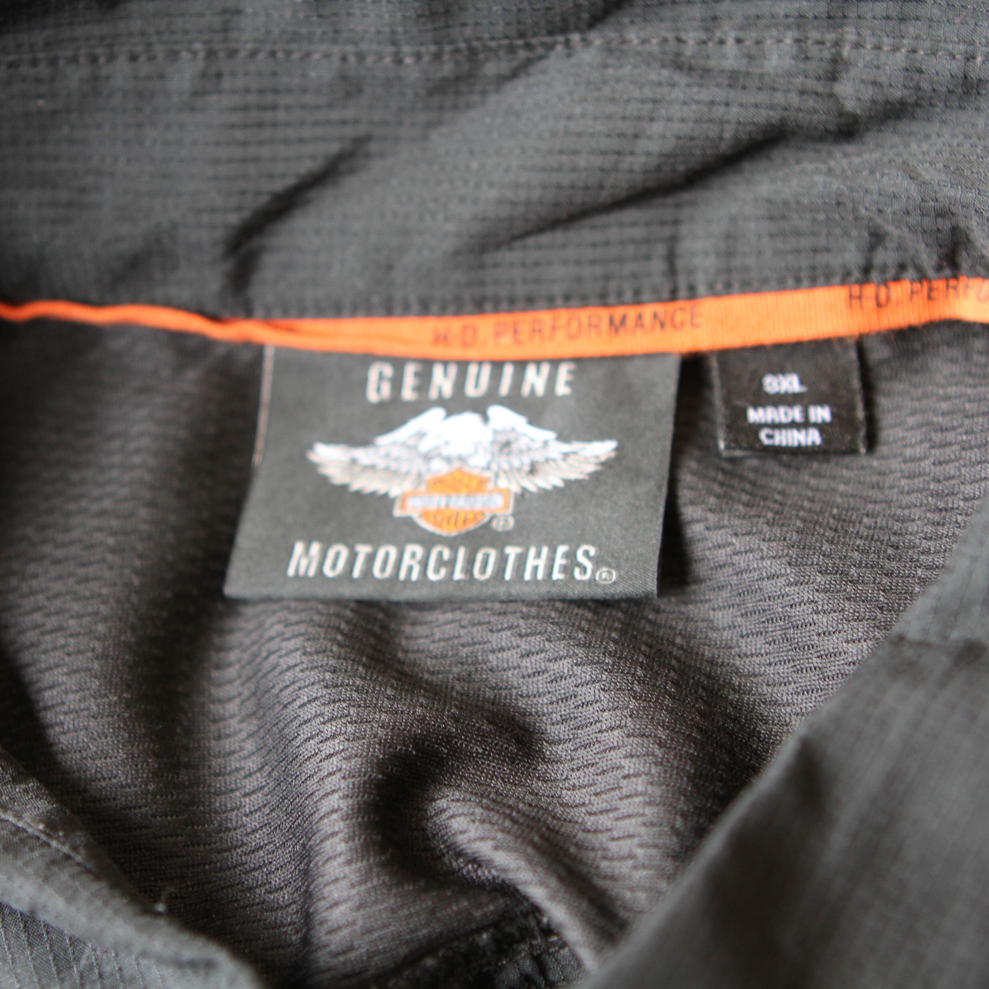 cool Harley-Davidson performance shirt in black- label