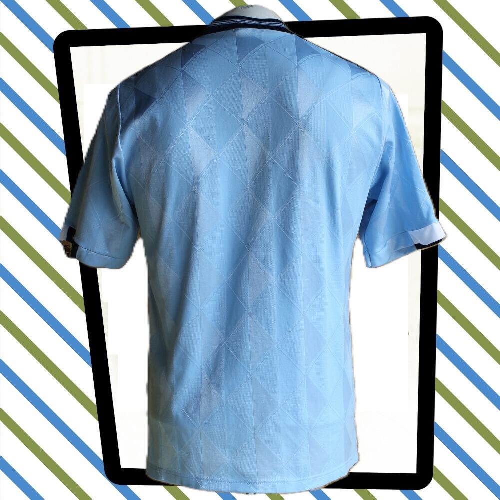 Rare 1987-1990 England third football shirt made by Umbro- rear view