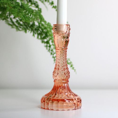 orange colored candlestick