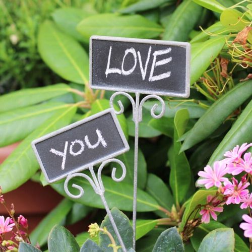 metal garden plant markers